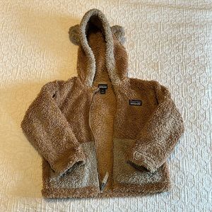 Patagonia kids zip up bear ears